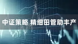 中证策略 精细田管助丰产